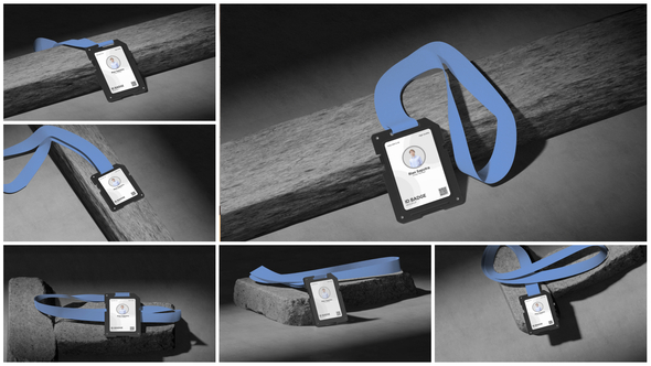 ID Badge Mockup Product Promo template preview