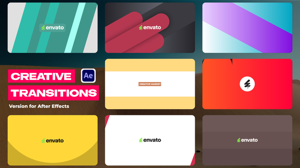 Creative Transitions Elements template preview