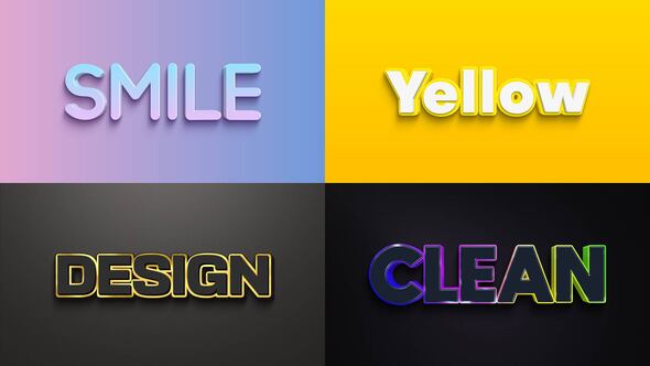 Text Effect - Elegant Style 02 Elements template preview