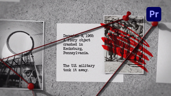 Top Secret Classified Files Opener Premiere Pro template preview