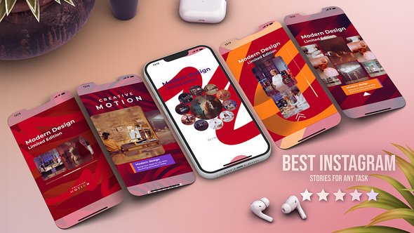 Vertical Carousel Sliders Product Promo template preview