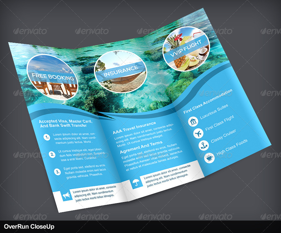 Travel TriFold Brochure | Volume 1, Print Templates | GraphicRiver