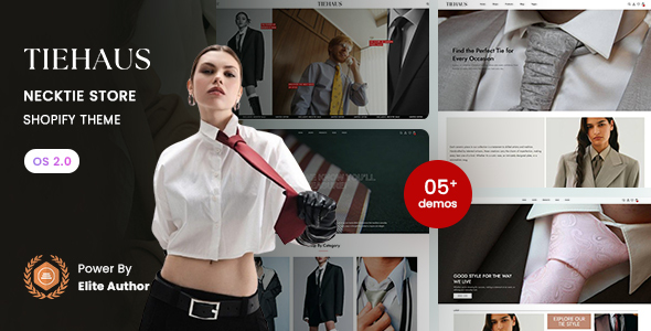 Tiehaus – Necktie Store Shopify 2.0 Theme