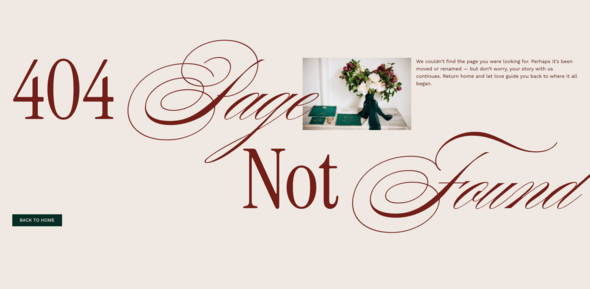 Belle Amour - Modern Elegant Wedding Planner Elementor Template Kit