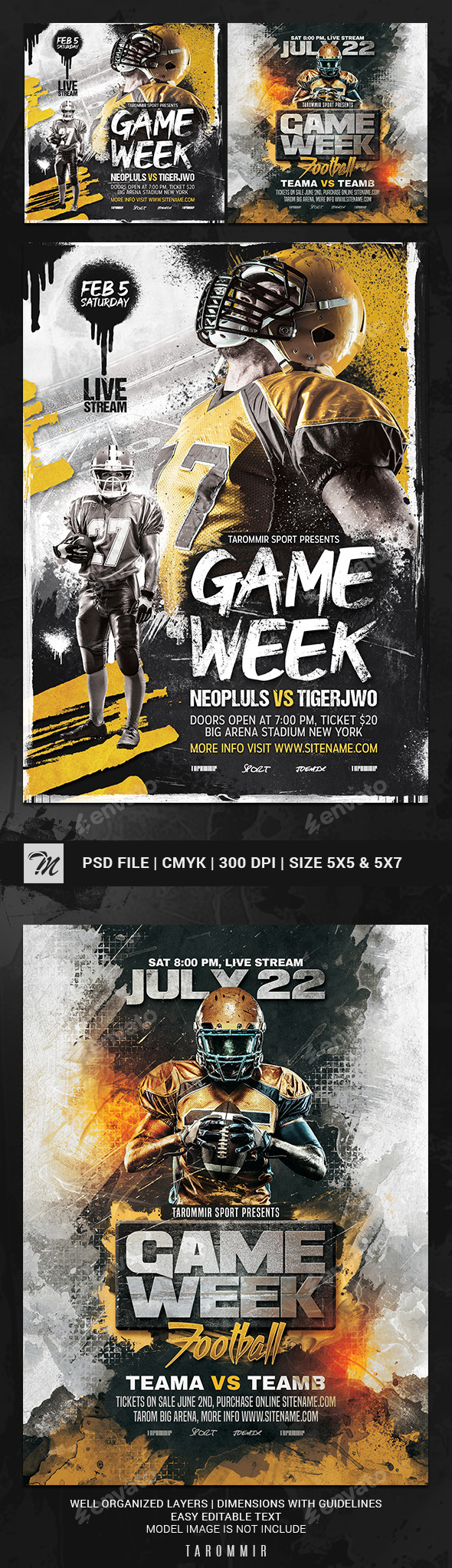 Football Flyer Bundle