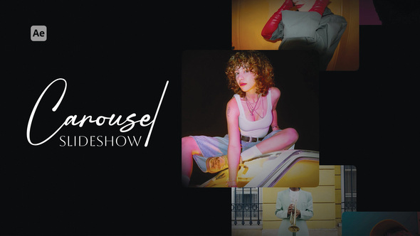 Carousel Slideshow for After Effects Openers template preview