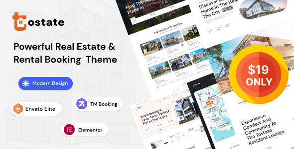 Tostate – Ads Property & Real Estate WordPress Theme