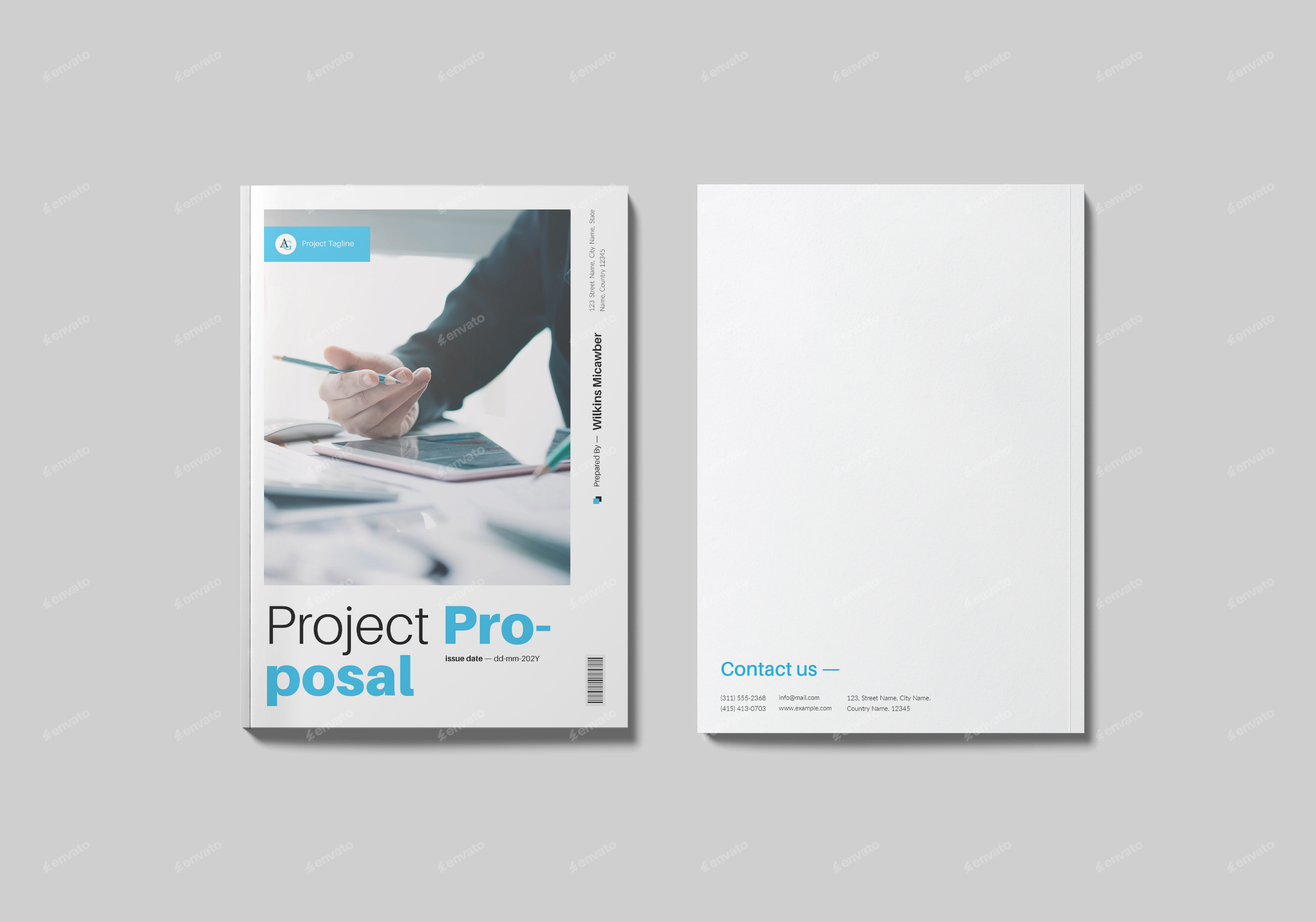 Project Proposal Template, Print Templates | GraphicRiver