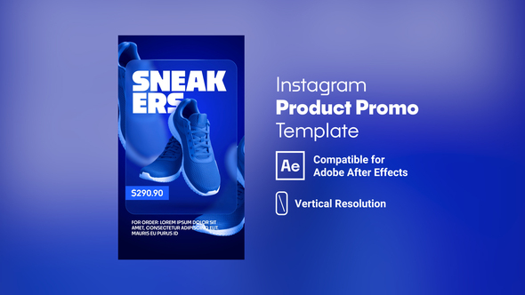 Vertical Black Friday Promo Animation for Instagram Stories Product Promo template preview