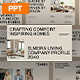 Cream Black Furniture Company Profile Powerpoint Presentation 