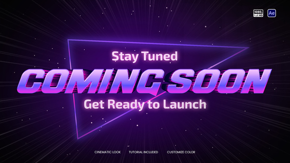 Coming Soon Titles Titles template preview