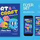 Art & Craft Workshop For Kids Flyer 
