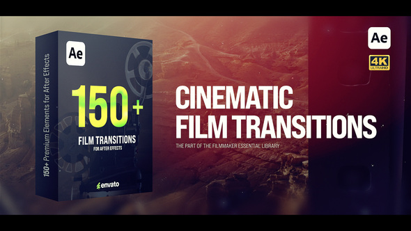 Cinematic Film Transitions Elements template preview