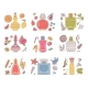 Vector Illustration of a Set of Perfume Perfumes 