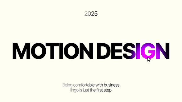 Typography Slide Logo Stings template preview