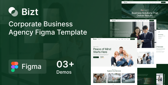Bizt - Business Consulting Figma Template