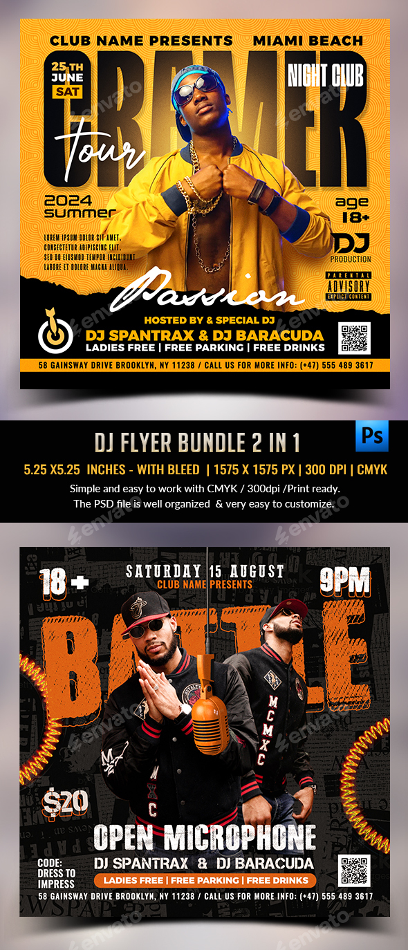 DJ Flyer Bundle
