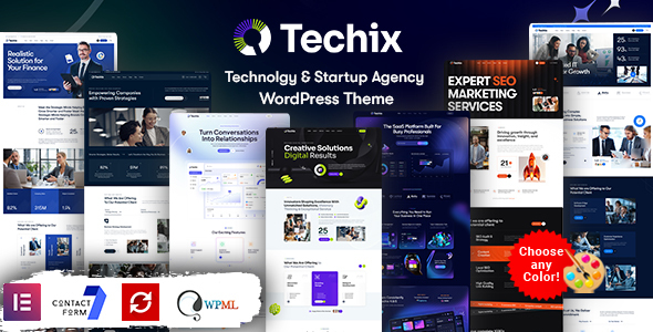 Techix – Technology & Startup Agency WordPress Theme