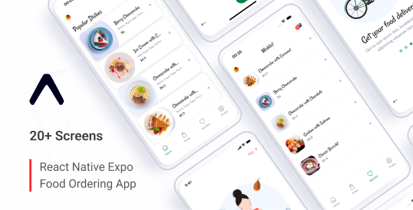 Delisty – Food Ordering APP (Payload CMS + Expo React Native)