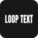 Loop Text Animation MOGRT 