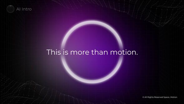 AI Intro Titles template preview