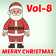 Merry Christmas 2D character Animation Pack Vol 8 - VideoHive Item for Sale