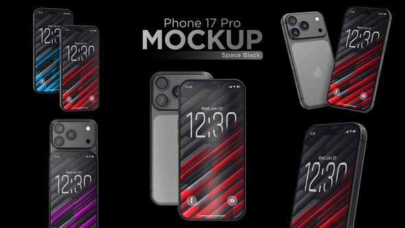 App Promo | Phone 17 Pro Black Mockup Product Promo template preview