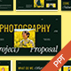 Green Yellow Photography Project Proposal PowerPoint Presentation 