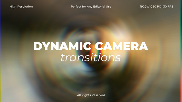 Dynamic Camera Transitions for After Effects Elements template preview