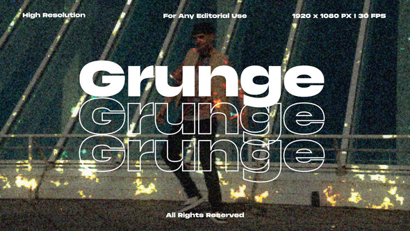 Grunge Transitions Pack for After Effects Elements template preview