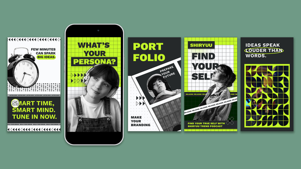 Podcast Tiktok Promo Product Promo template preview