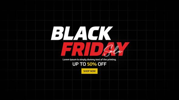 Black Friday Promo Titles Titles template preview