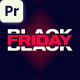Black Friday Promo | Premiere Pro 
