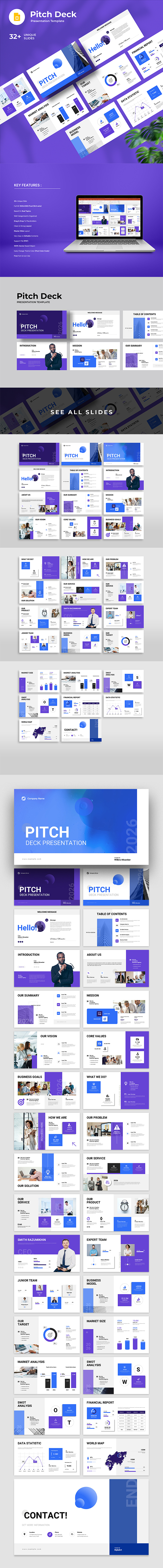 Pitch Deck Google Slide Presentation Template