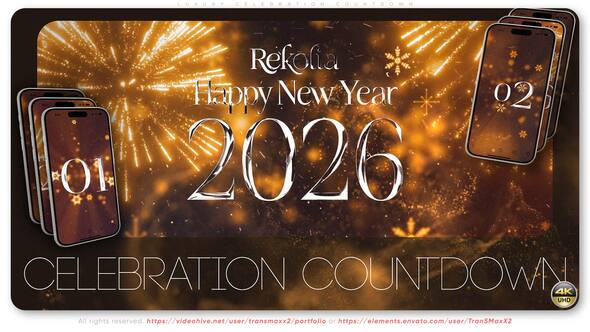 Luxury Celebration Countdown Openers template preview