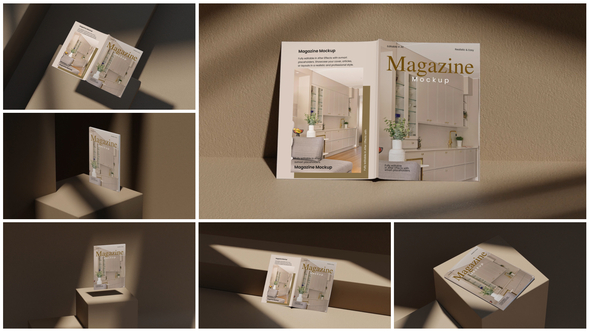 Magazine Mockup Product Promo template preview