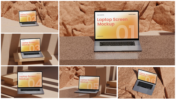 Laptop Screen Mockup Product Promo template preview