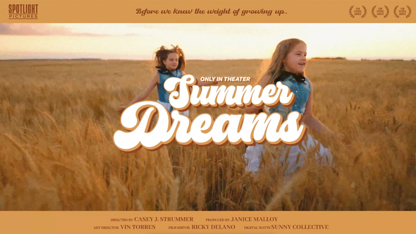 Retro Cinematic Title Titles template preview