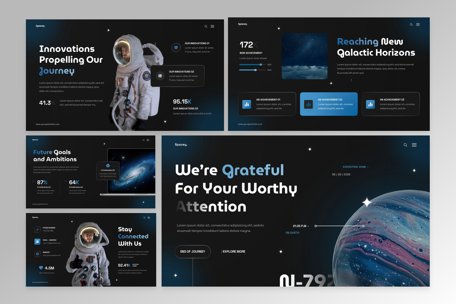 Space Google Slides Template, Presentation Templates | GraphicRiver