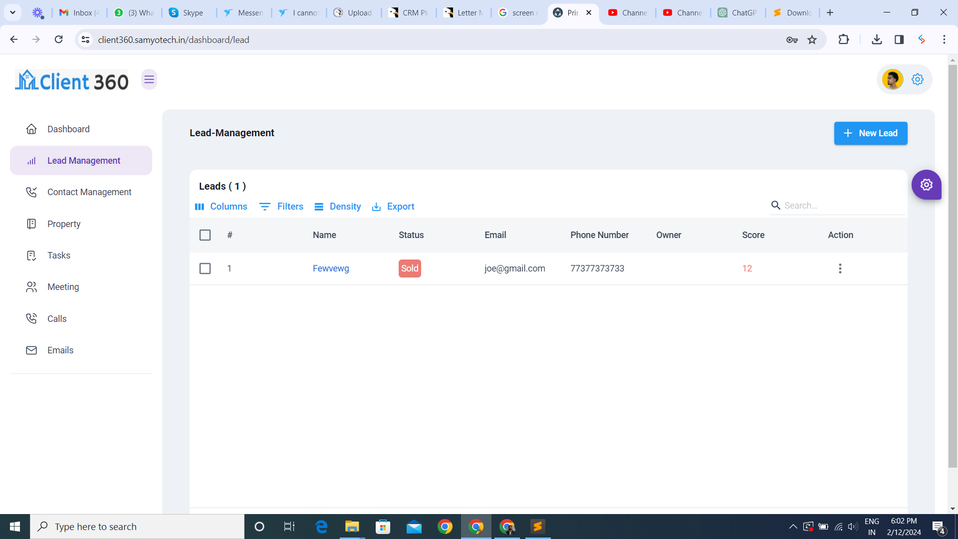 Client360 - A Real Estate CRM by samyotech | CodeCanyon