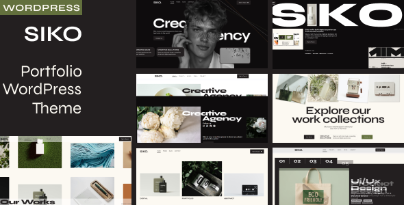 Siko – Creative Portfolio & Agency WordPress Theme