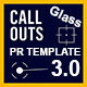 Modern Call Outs 3.0 — Frosted Glass Style | MOGRT 