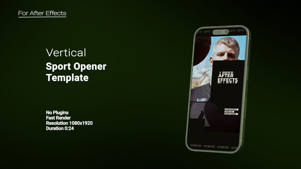 Vertical Sport Opener Openers template preview