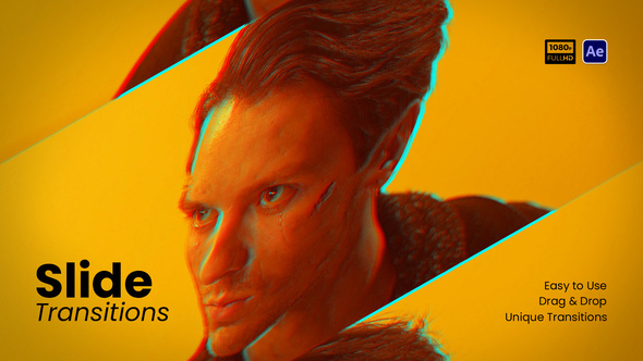 Slide Transitions Elements template preview