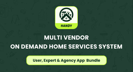 Handy Multi Vendor On Demand Home Services System