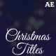 Christmas Titles - VideoHive Item for Sale