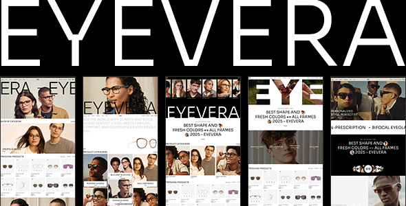 Eyevera – Eyewear & Lifestyle WooCommerce Theme