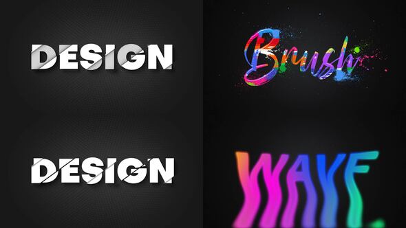 Text Effect - Artistic Style 04 Titles template preview