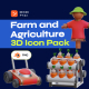 Farm and Agriculture 3D Icon Pack 