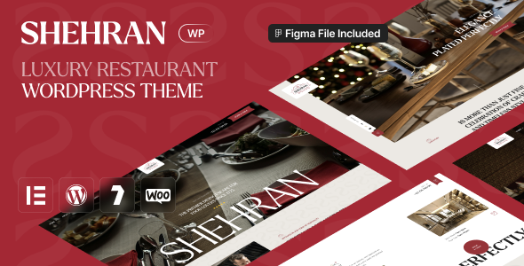 Shehran – Restaurant WordPress Theme